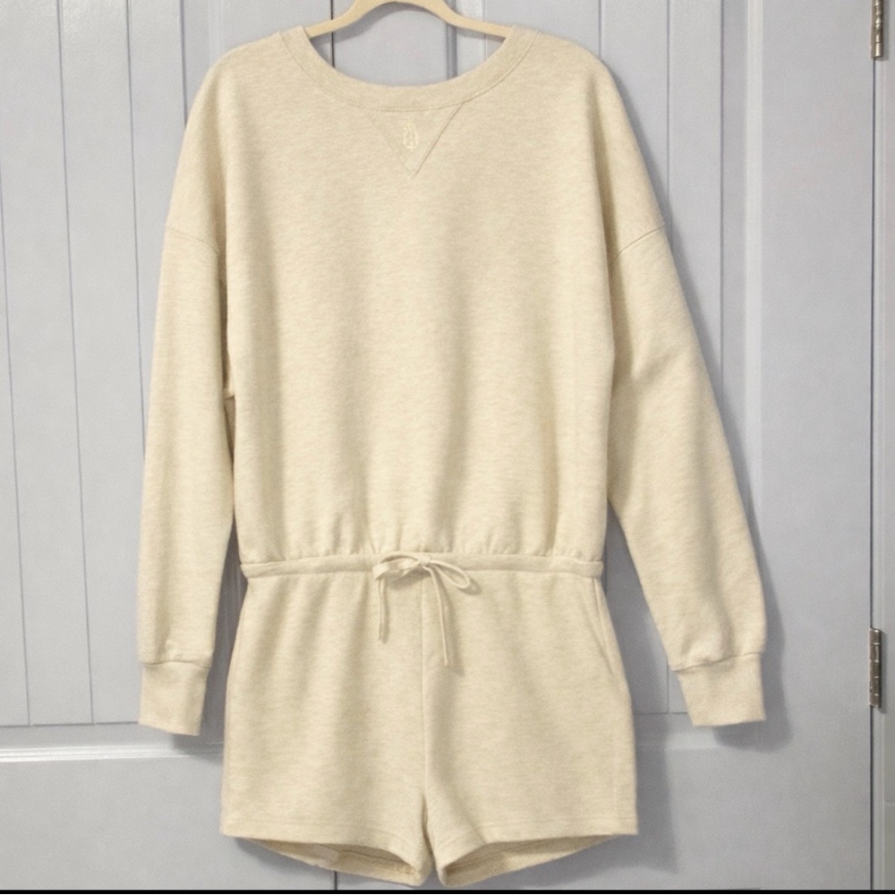 Free People Movement X FP For The Win Playsuit in Oatmeal, Size Large; NWOT - Picture 6 of 15